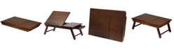 Winsome Alden Lap Desk Flip Top With Drawer Foldable Legs